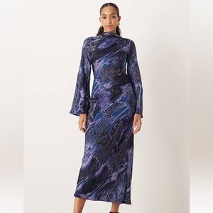 ASOS Elegant Blue and Black Women's Dress